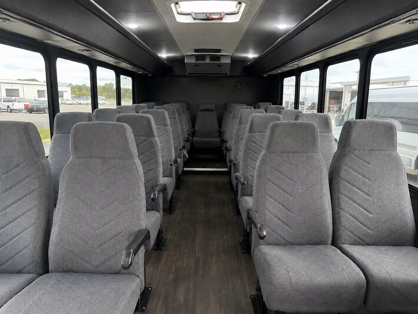 15 passenger minibus inside