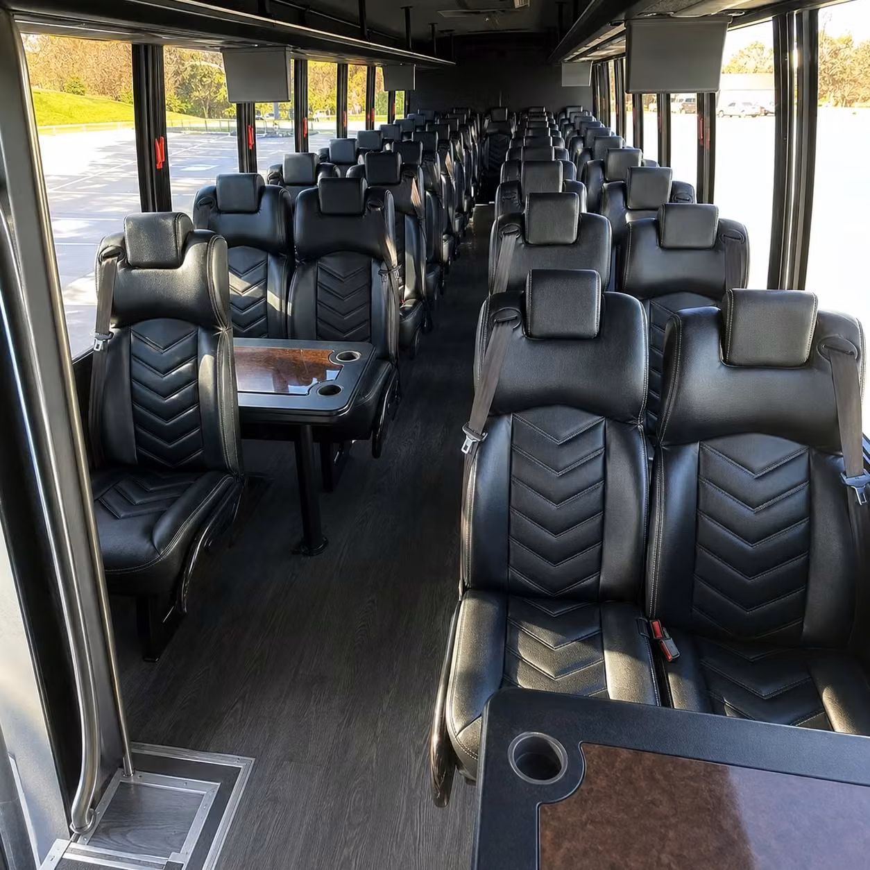 30 passenger minibus inside