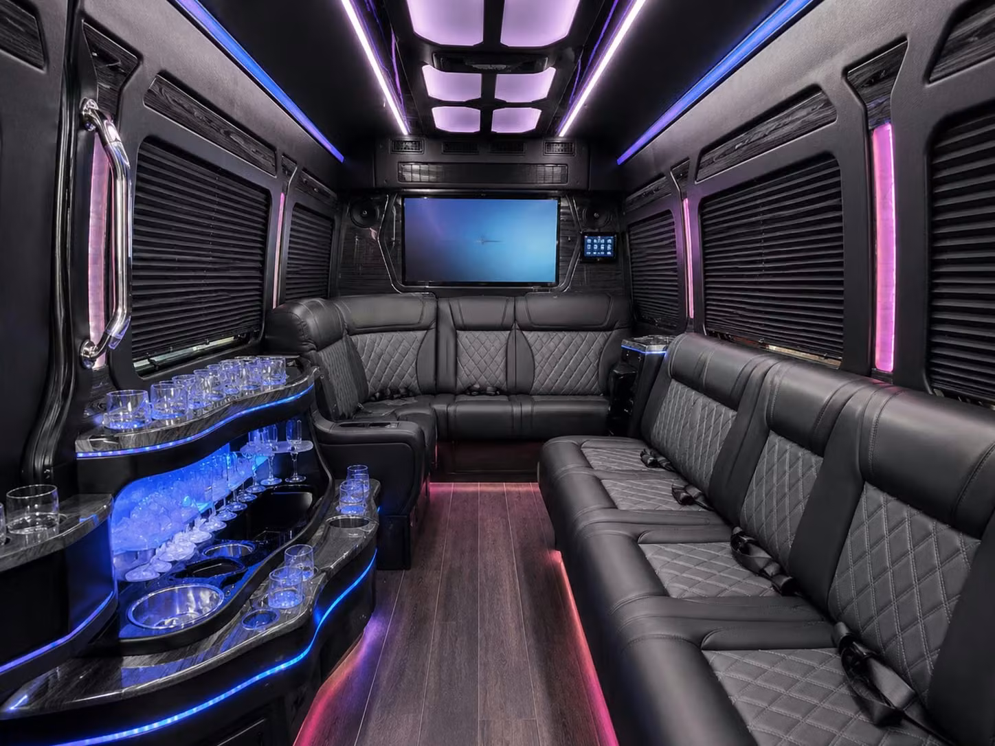 look at photos amenities and prices before you book your west palm beach wedding transportation