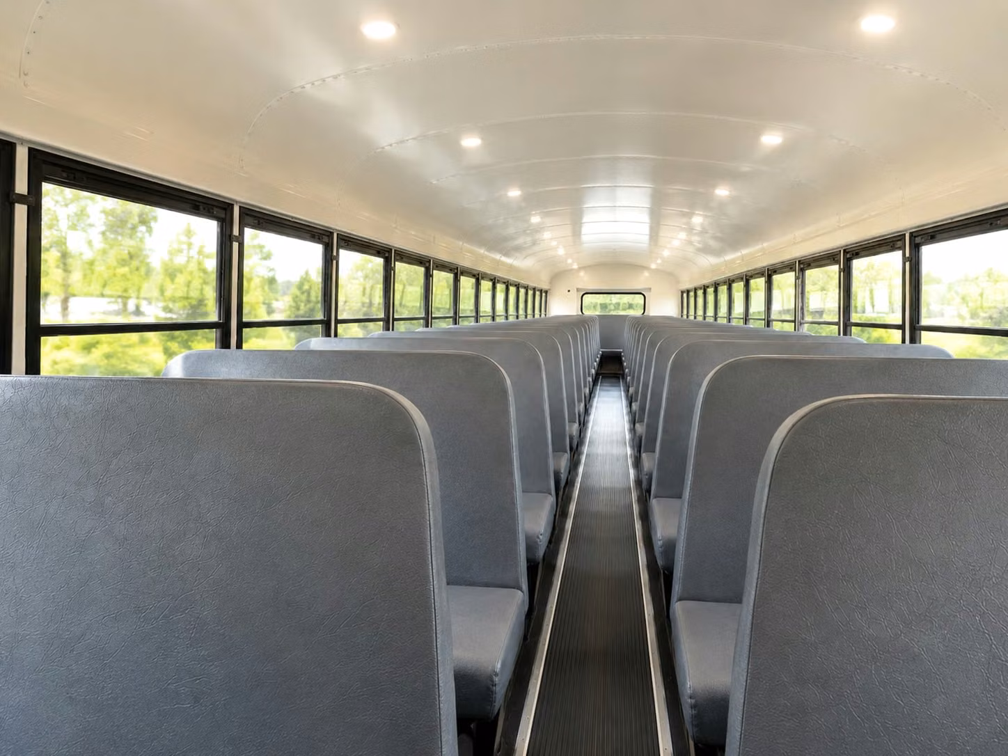 school bus interior