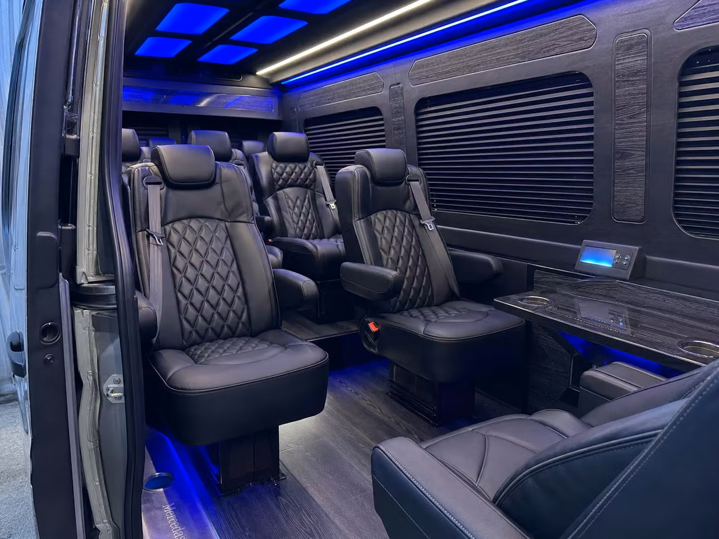 sprinter van transportation for groups and events across west palm beach