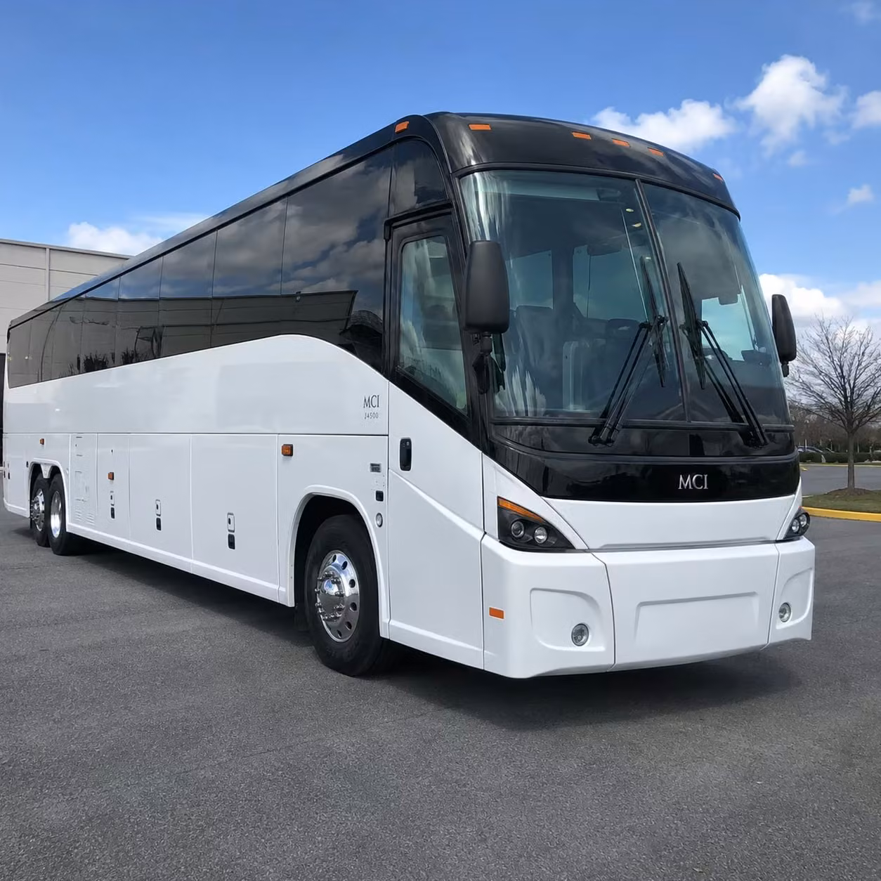 west palm beach charter bus rental exterior